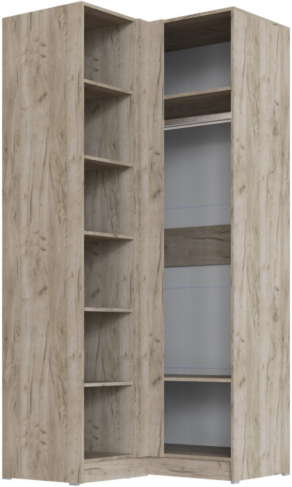 Спальня Вегас, композиция 1, Дуб крафт серый/Цемент