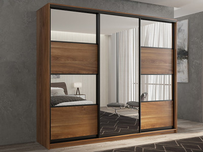 Шкаф-купе Кааппи 5 Кастелло Бренди 180х60х230 см