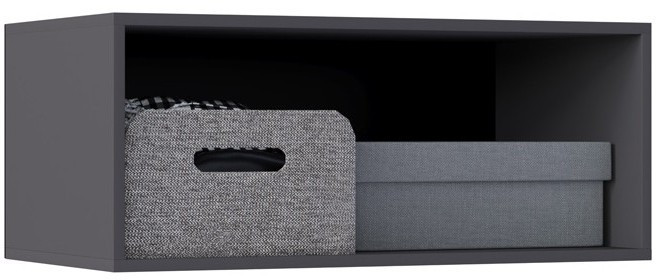 Оливия Тумба навесная №2 (Белый, Белый глянец)