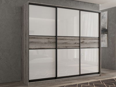 Шкаф-купе Кааппи 11 Эвок Окаменелый 270х60х230 см