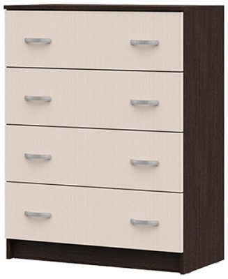 КМ 554 Бася ЛДСП комод 4 ящ. венге/белфорт