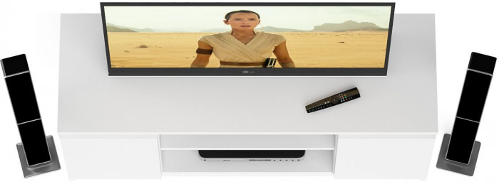 Мори Тумба ТВ МТВ1200.1, белый