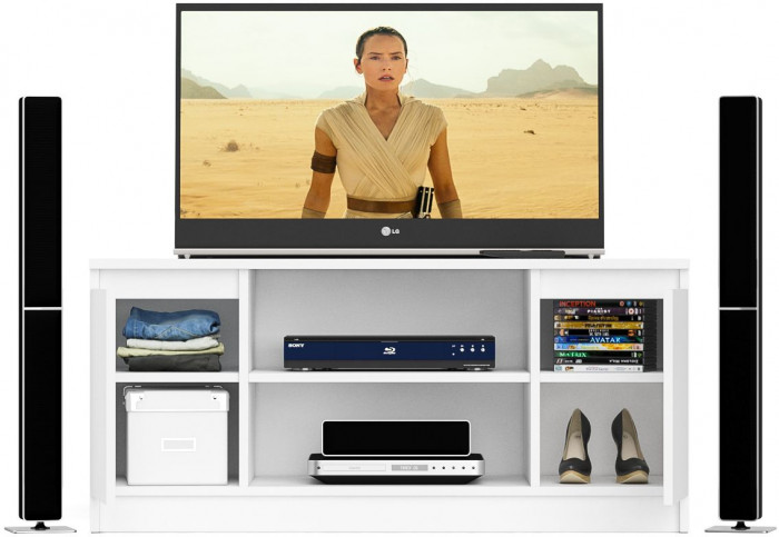 Мори Тумба ТВ МТВ1200.1, белый