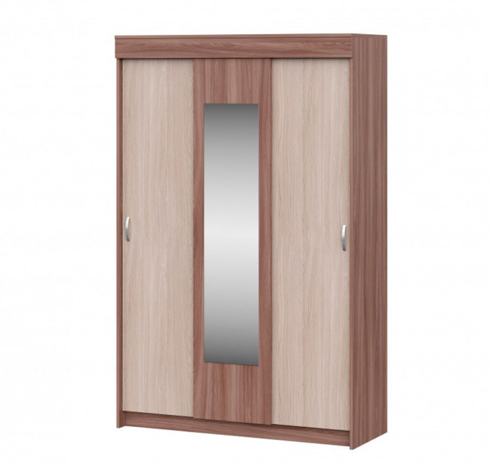 шкаф-купе Бассо ясень шимо темный/ясень шимо светлый