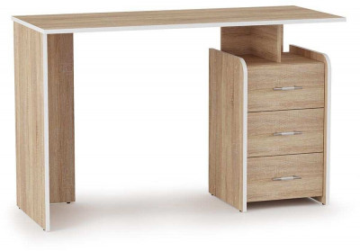 ПКС-8 стол письменный правый дуб сонома