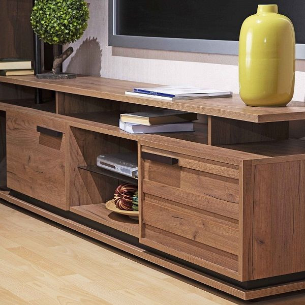 Тумба для ТВ Натуре 3, дуб табачный