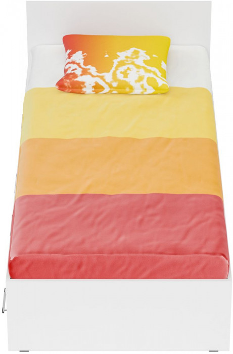 Стандарт Кровать с ящиками 0900, белый