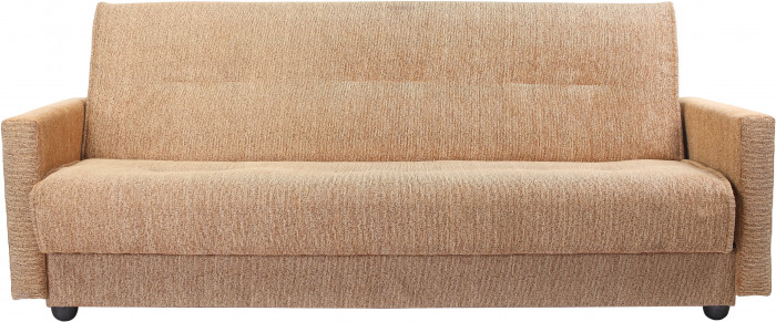 Раскладной диван-кровать, прямой, книжка, цвет бежевый, Милан 140