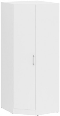 Стандарт Шкаф угловой, цвет белый, ШхГхВ 81,2х81,2х200 см., универсальная дверь, боковина для соединения со шкафами глубиной 52 см.