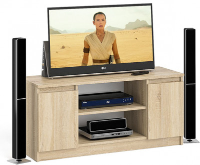 Мори Тумба ТВ МТВ1200.1, дуб сонома