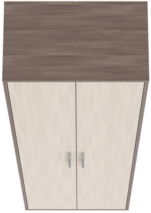 Прихожая 2-3430бод.тем/св Домино - Шкаф для одежды, цвет бодега тёмный/бодега светлый, ШхГхВ 60х36х202 см.