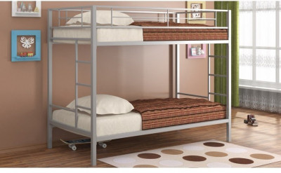 Двухъярусная кровать Севилья, серая