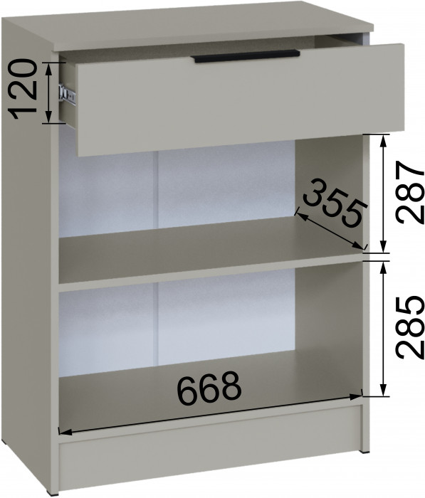 Обувница Мадрид (0,7), Кашемир