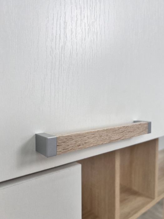 Компьютерный стол Квартет-11, Белый/Ателье светлое