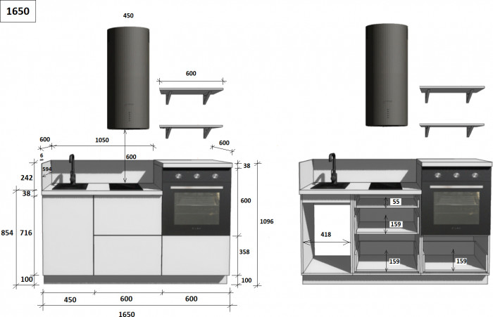 КГ 1650 Эмаль, Белый Арника РМ в.3