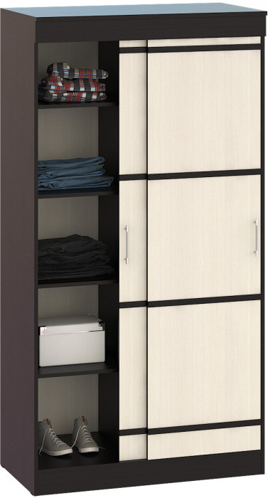 Сакура Шкаф-купе 1140, венге/дуб лоредо