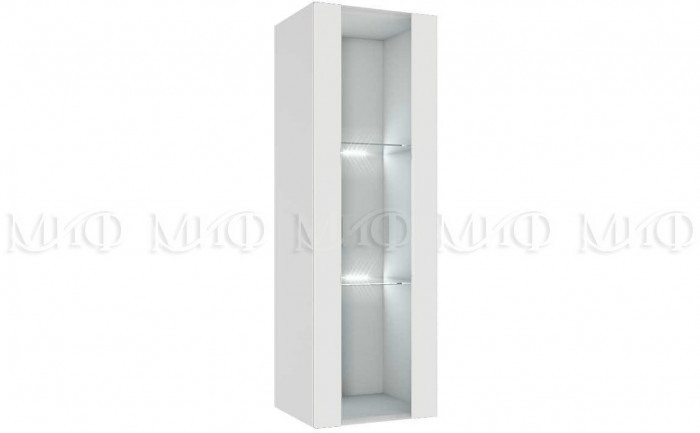 Флорис ШК-008 Шкаф-витрина однодверный, белый