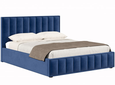 Кровать с подъёмным механизмом 1800 Анкона, темно-синий