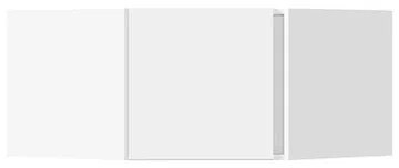 Хелен АН 04 Антресоль угловая (750х400х750) белый/белый