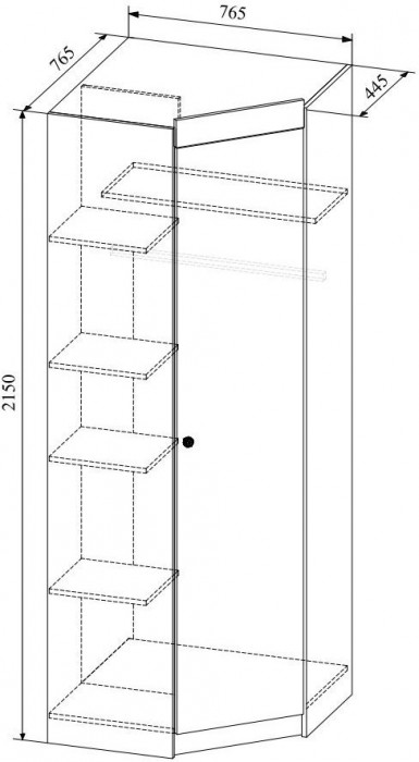 Модульная детская KI-KI композиция 5, Белый/Белое дерево