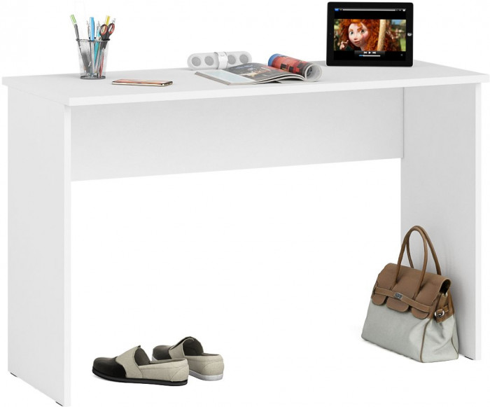 Мори Стол письменный МСП1200.1, цвет белый, ШхГхВ 120,4х50х76,6 см.