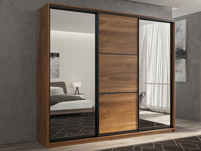 Шкаф-купе Кааппи 3 Кастелло Бренди 180х45х230 см