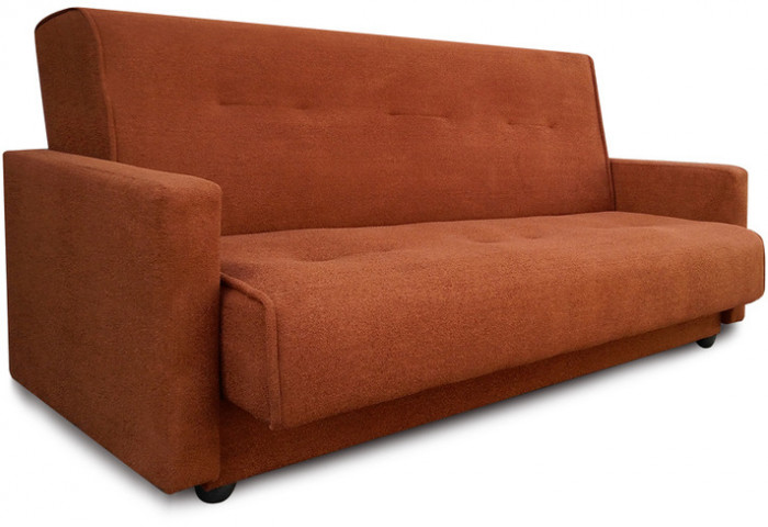 Диван Милан 140 коричневый ППУ