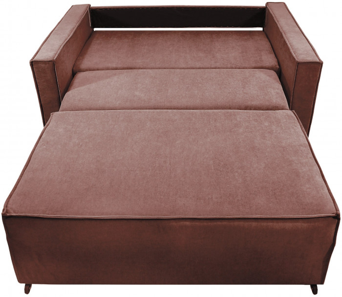 Диван аккордеон Лофт 120 коричневый