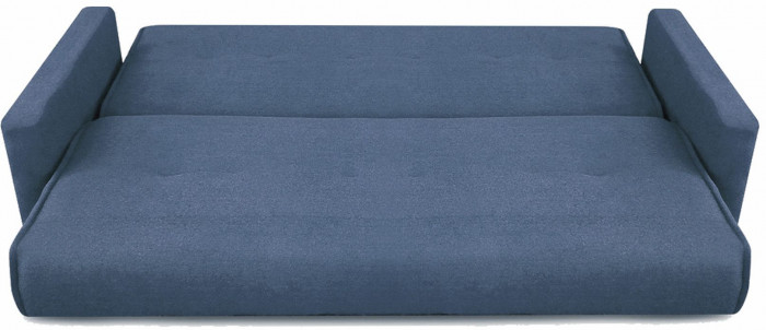 Раскладной диван-кровать, прямой, книжка, цвет серый, Милан 120