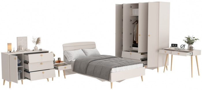 Афина Спальня 32-1200, кашемир серый