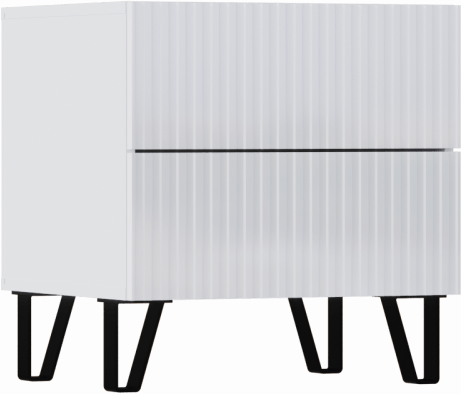 Модульная спальня Оливия (Белый, Белый глянец)