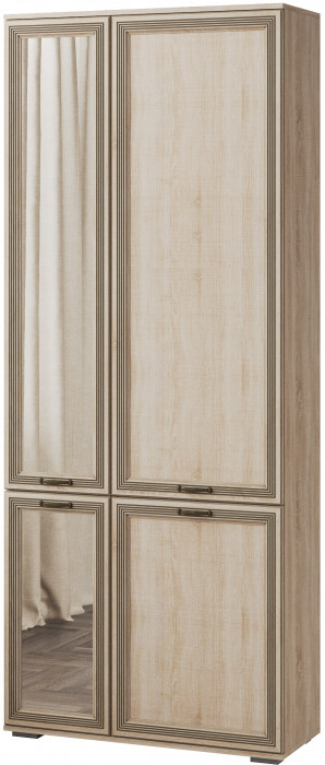 Ливорно Шкаф комбинированный с зеркалом ЛШ-9 дуб сонома