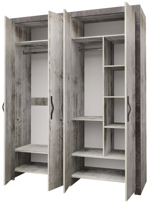 Набор мебели для спальни "Эстель" - Сосна шале/Бетон спаркс