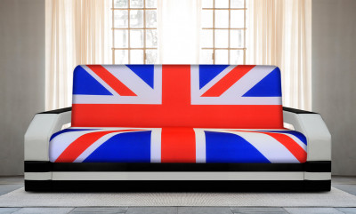 Диван-книжка Британский флаг с подсветкой