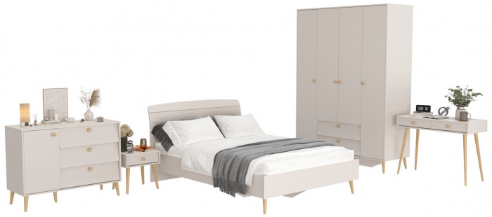 Афина Спальня 32-1400, кашемир серый