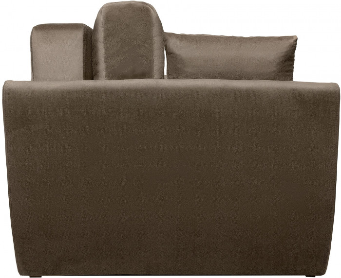 Диван-кровать Амстердам Люкс, 160х195, еврокнижка, пружинный блок, велюр, коричневый