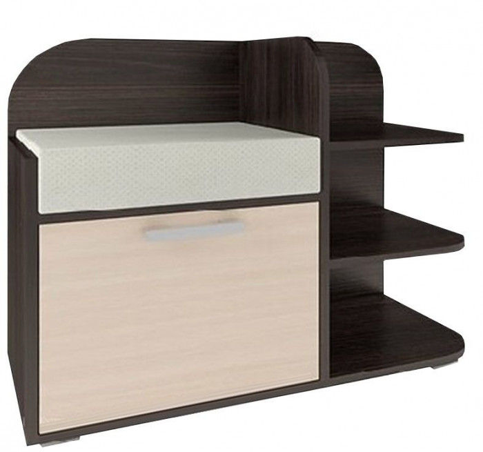 Ивушка 6 Тумба для обуви Бодега Темный / Светлый