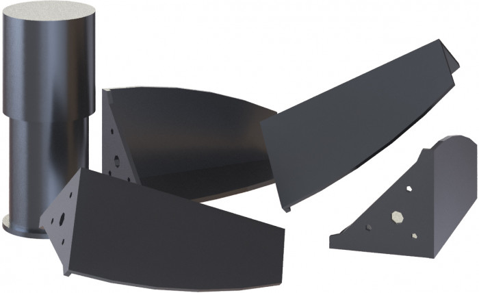 Гостиная Сириния, композиция 5, Дуб крафт серый/Светло-серый