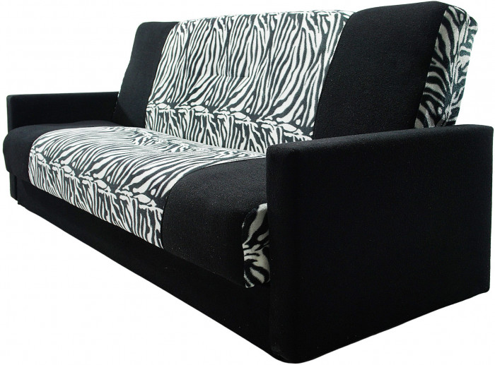 Диван-книжка Честер  зебра , 140 Пружинный блок Боннель