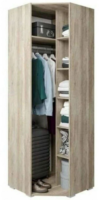 Спальня "Наоми" ШК-21 дуб каньон/белый глянец МF07