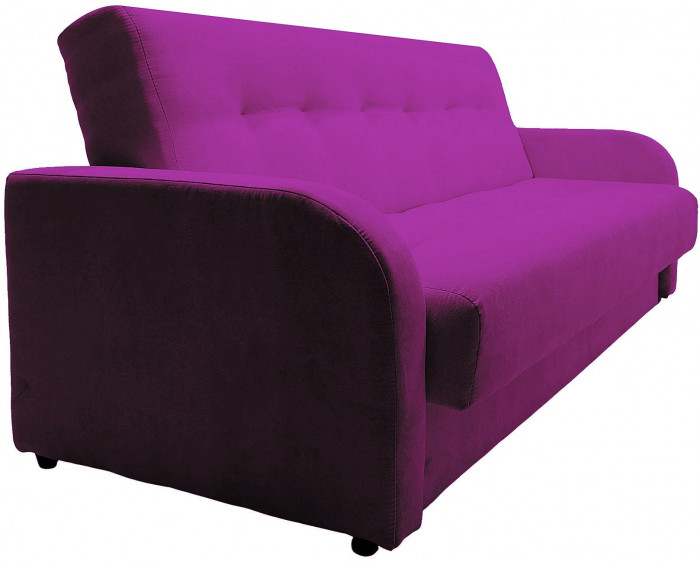 Диван-книжка ЛОНДОН фиолетовый 140 ЛЮКС, пружинный блок Боннель