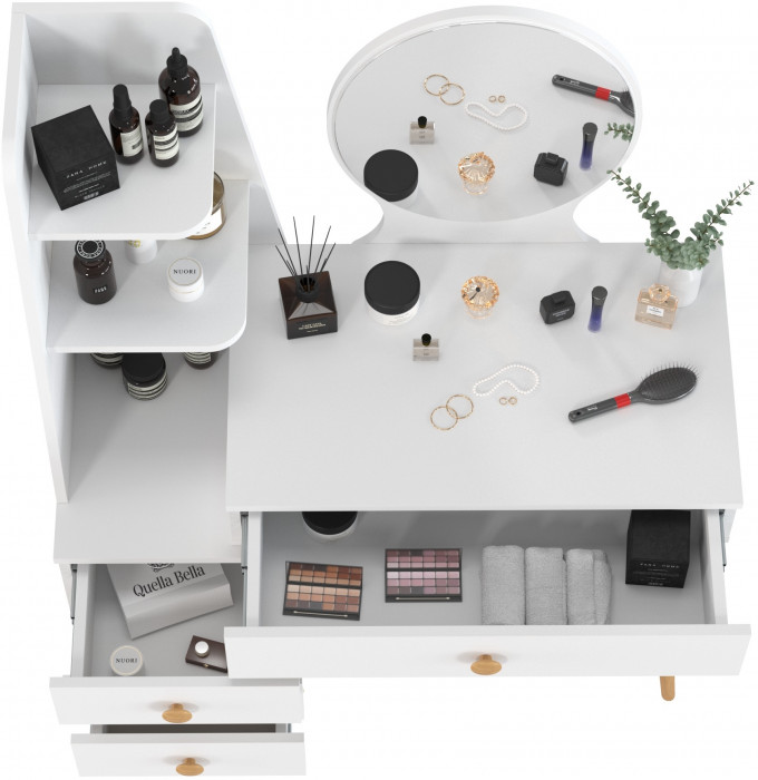 Трюмо 4-25917бел, белый