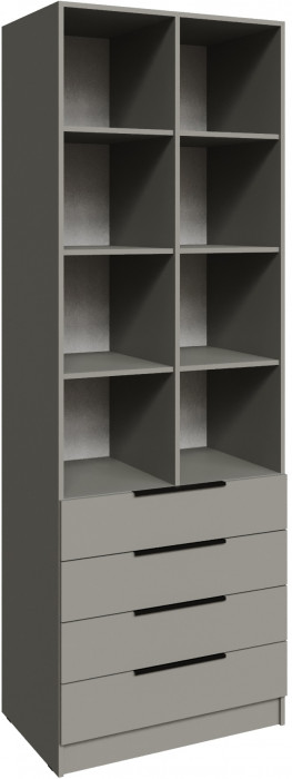 Стеллаж Мадрид (0,8) с 4 ящ., Мокко