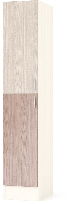 Кухня Мери Пенал кухонный 40 см., дуб/ясень шимо светлый/ясень шимо тёмный
