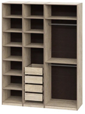 Шкаф без фасадов Этна 1.75 м. Комплект 7