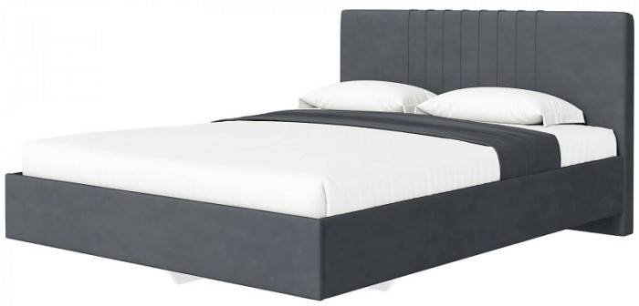 Кровать с латами Соло 180*200, Графит