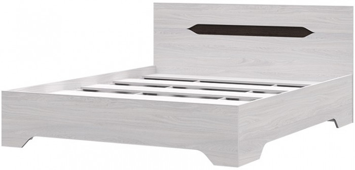 ВАЛЕНСИЯ КР 014 кровать (1,64х0,85х2,06) без ортопед.осн. дуб анкор