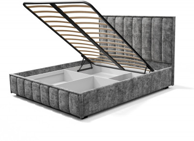 Кровать с подъемным механизмом Мирабель КР-16 (1,6м), Грифельный