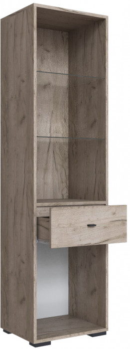 Модульная гостиная Дублин, набор №2, Дуб крафт серый/Цемент