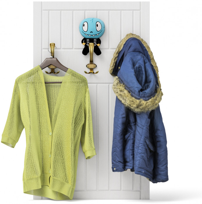 Прихожая П-6 Вешалка, цвет МДФ белое дерево фрезеровка прованс, ШхГхВ 60х9,3х102 см.